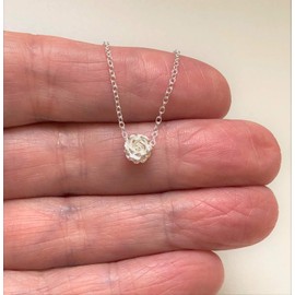 Rose Necklace 925 Sterling Silver 45cm