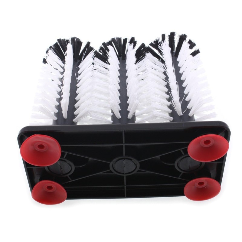 Glass Washer with 3 Glass Washing Up Brushes 18 cm