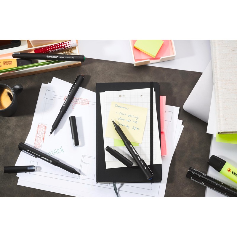 STABILO Premium Fineliner | 0.4mm | Fine | Red |