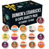 Starbucks Dunkin’ & Starbucks Coffee Pods Variety Pack – 16