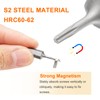 sourcing map 10pcs T5-T40H Torx Screwdriver Bit 1/4" Hex Shank