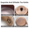SECHUDO Classic Pure Copper Teapot without Coating, 44oz Tea Kettle