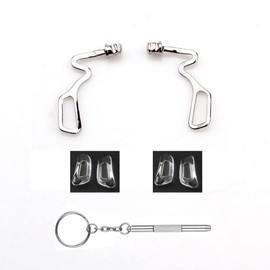 Eyeglass Repair Kit Nose Pads Arm Anti-Slip Soft Silicone for Glasses Sunglasses