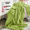 Ibena home blanket apple green size 130x180 cm