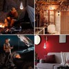Solar Powered LED Bulb Indoor Outdoor Emergency Light Bulb Portable