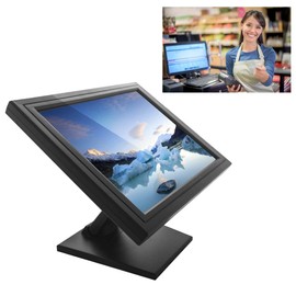 YIYIBYUS 17" Touchscreen Monitor, LED Touch Screen Display LED Monitor 1280 * 1024 Resolution VGA for PC/POS Cashier Retail Restaurant Bar Coffee Store Menu Order Point of Sale