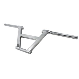 S SENQI Durable Steel Bicycle Handlebars - 710mm Width x 200mm Rise 22.2mm Stem Clamp, Universal Fit for Comfortable Riding Experience