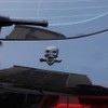 Pack of 2 Skull Emblem Logo Stickers for All Vehicles