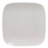 Ebros Contemporary 6.5" Square Rounded Edge Semi Gloss White Jade