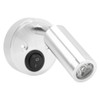 12‑24V 3W LED Reading Light Bedroom Bedside Lamp Chrome Aluminum