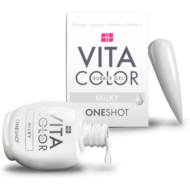 ONE SHOT - VITA COLOR Rubber Gel, Adicionado con Calcio,