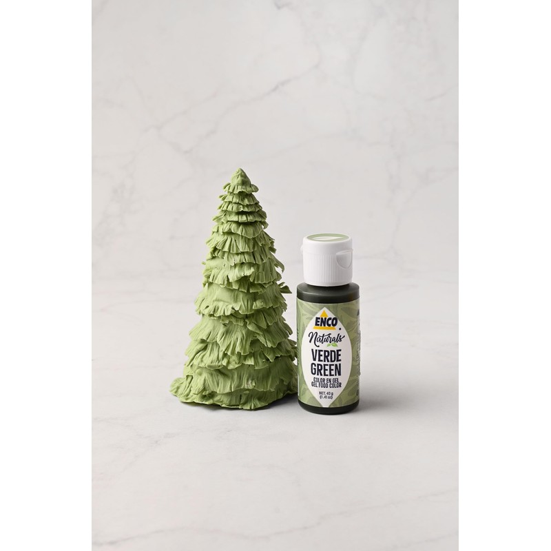 ENCO Naturals Food Coloring Gel Green 1.41 oz (40g) Concentrated