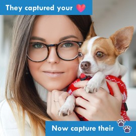 Large Inkless Pet Paw Print Kit | Clean-Touch Ink Pads for Dogs | With Frames + Accessories by BabyMushroom