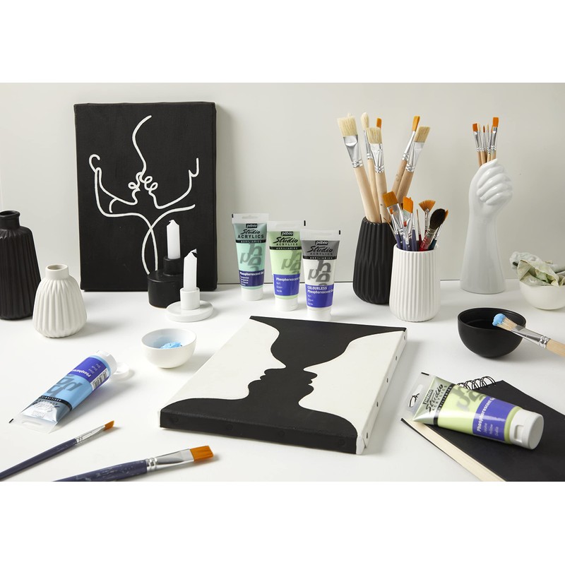 PEBEO Phosphorescent Gel - Green, 100 ml