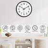 Koosome WiFi Analog Wall Clock with Auto Sync Time &
