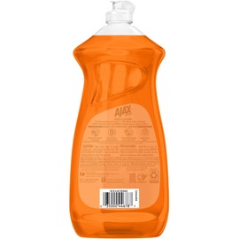 AJAX Ultra Triple Action Liquid Dish Soap - Liquid - 28 fl oz (0.9 quart) - Citrus Scent - 9 / Carton - Orange