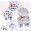 Tenhorses Princess Vanity Desk Building Set, Dressing Table Complete with