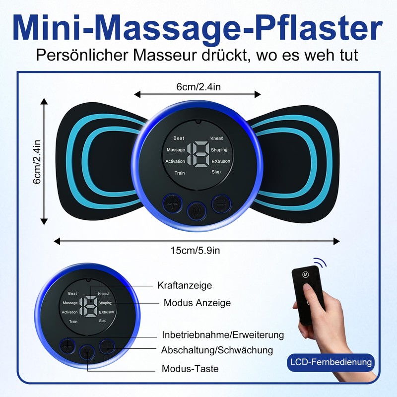 Mini Neck Massager, Portable Body Massager & Neck Massager, Mini