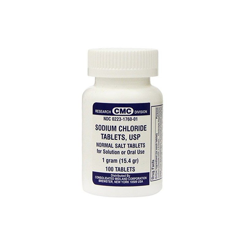 Sodium Chloride Tablets 1 Gm, USP Normal Salt Tablets -