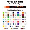 POSCA Uni Posca PC3MP.11 Water-Based Paint Marker, Fine Point, Pastel
