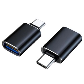 RANIT 2Pcs Type-C Male to USB 3.0 Female OTG Adapter for Flash Drives, Keyboards, Smartphones & Tablets
