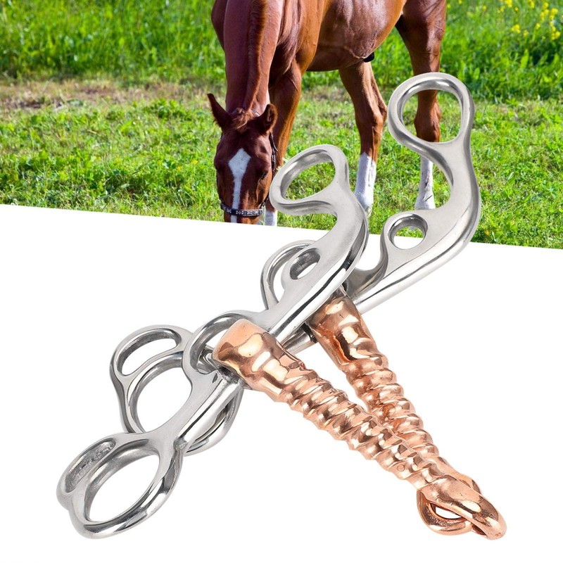 SALUTUYA Snaffle de Entrenamiento Ultraligero a Prueba de óxido para