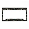 CafePress Boho Flower License Plate Holder Aluminum License Plate Frame,