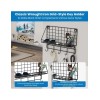 Unbranded Classic Wrought Iron Grid Style Key Holder Set with