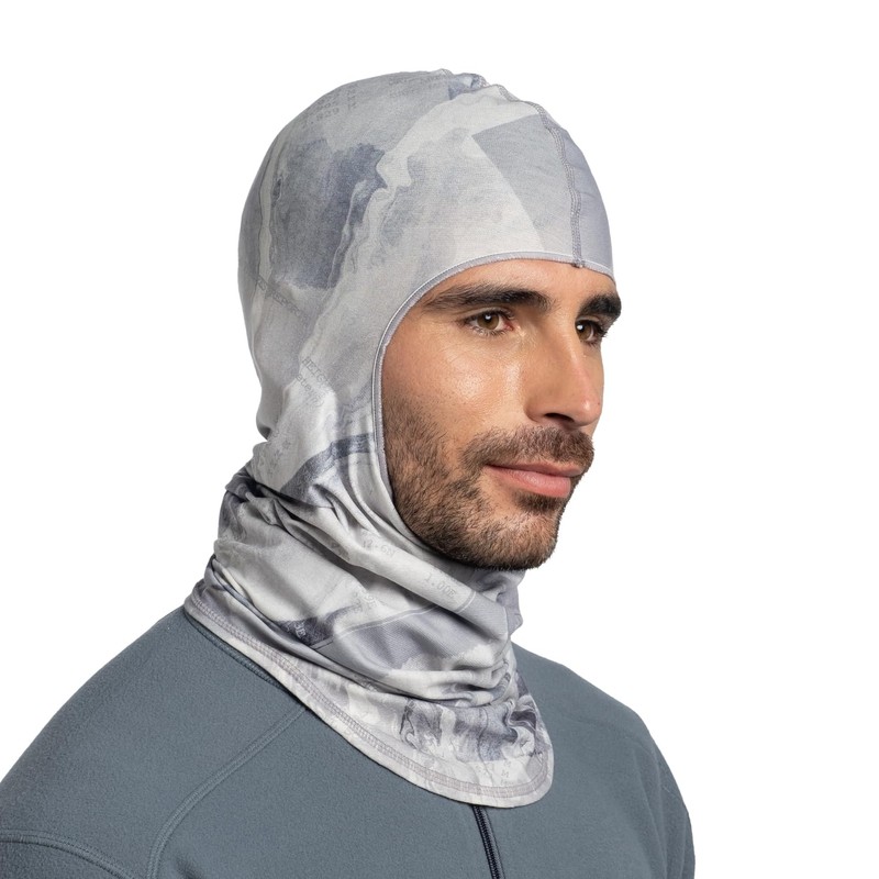 Buff Unisex Ecostretch Balaclava, Ash grey