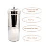 KERAM south indian drip coffee maker 4/5 cup 10.14 Oz(300