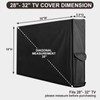 PureFit Waterproof Weatherproof Outdoor TV Cover 28"-32" inch for Outside,