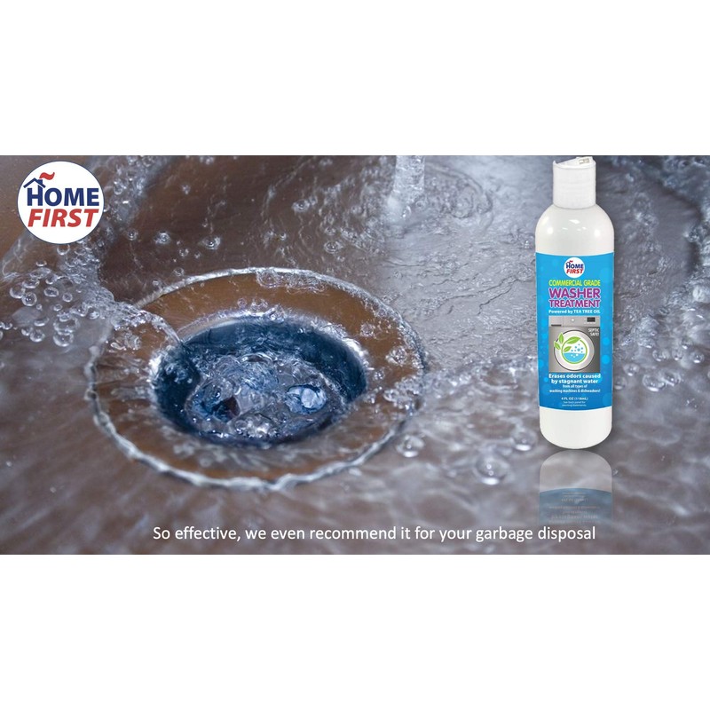 Heavy Duty Washing Machine Cleaner - 2 Treatments/Bottle Helps Remove