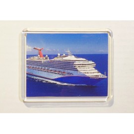 REFRIGERATOR MAGNET CARNIVAL RADIANCE #1 CRUISE SHIP - 3.5”x 3”