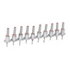 10PCS Countersink Drill Bits Adjustable Stop Tapered Countersink Bit for