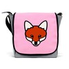 Clumsy Hooves Fox Messenger Bag/Satchel | Pink | Waterproof Canvas