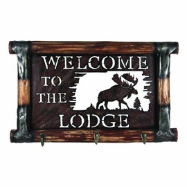Rivers Edge Products "Welcome to The Lodge Coat Rack