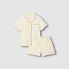 JAJU [JAJU] ★Online Exclusive★ Men/Women 60s Cotton Line 5-Part/3-Part Pajama