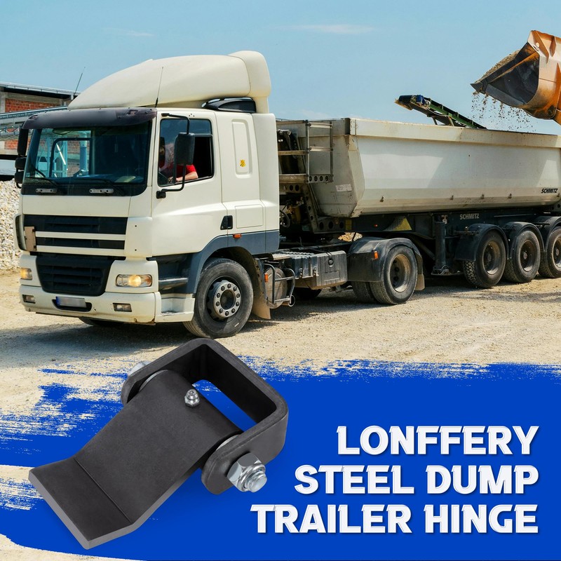 Lonffery Steel Dump Trailer Hinge, Weld on Heavy Duty Trailer