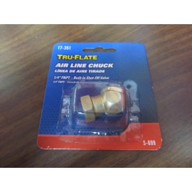 Tru-Flate Direct Air Line Chuck 1/4" FPT #17-351 NEW