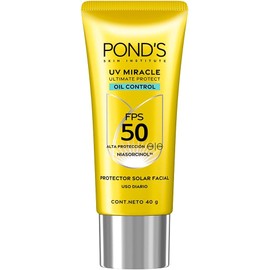 POND'S Protector Solar Facial 50 FPS UV Miracle Oil Control, Piel Grasa con Niasorcinol 40gr