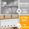 SpaceAid 6 Pack Bed Sheet Organizers and Storage, Foldable Sheet