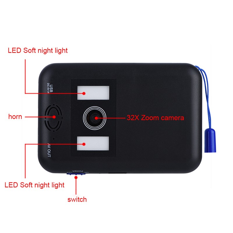 3.5 Inch TFT LCD Digital Magnifier Electronic Reading Aid EU110‑240V