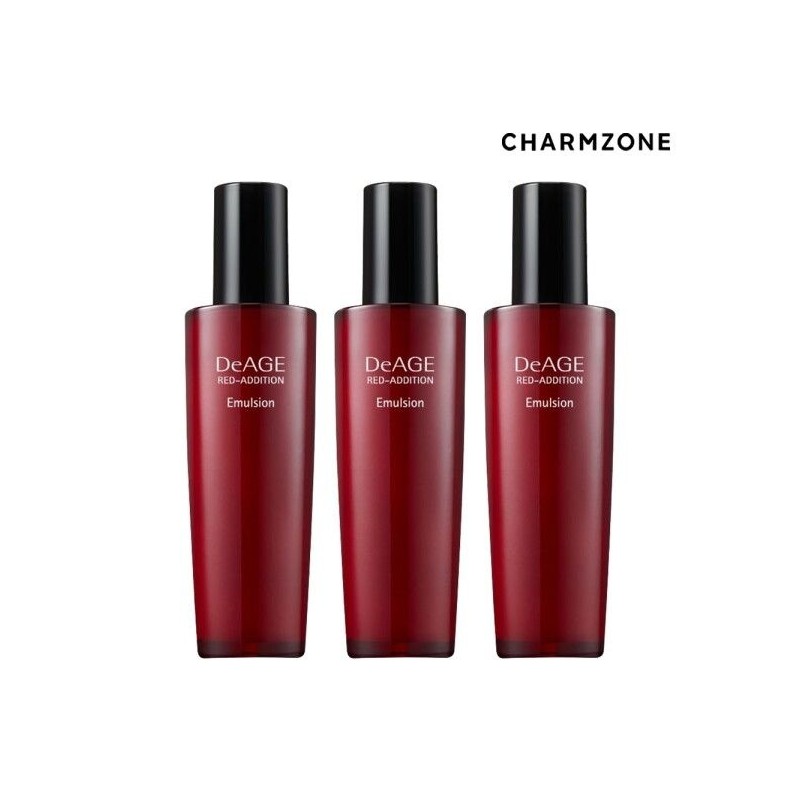 Charmzone [Charmzone] Charmzone Deage Red Edition Emulsion 120ml 3pcs /