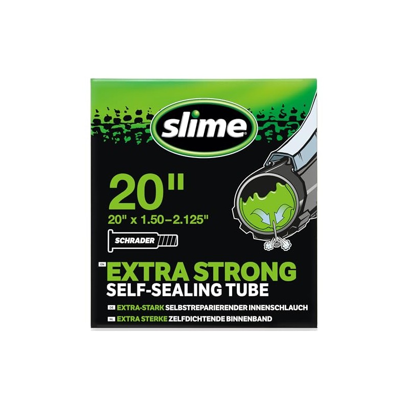 Slime Extra Stong Self-Sealing Tube 20" x 1.75-2.3" Schrader