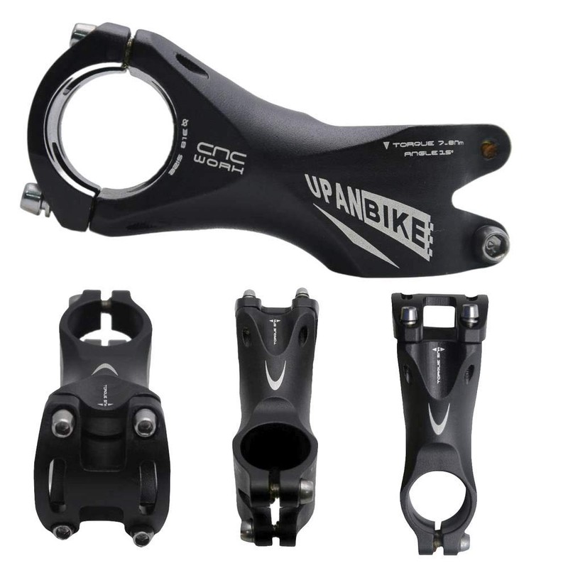 UPANBIKE 31.8mm Bicycle Stem 15 Degree Handlebar Stem Length 80mm