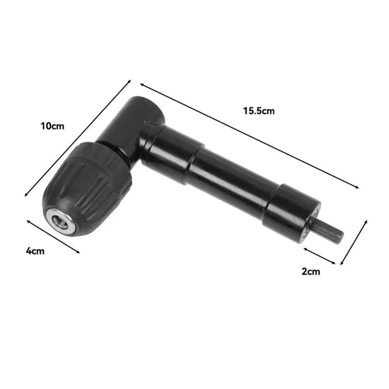 Crozgan Right Angle Drill 0.8-10mm Right Angle Bend Extension 90