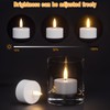 Lasumora Rechargeable Tea Lights Candles with Remote Timer & Charging
