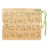 Tablero Abecedario Montessori Letras Mayusculas Y Minusculas