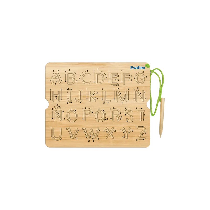 Tablero Abecedario Montessori Letras Mayusculas Y Minusculas