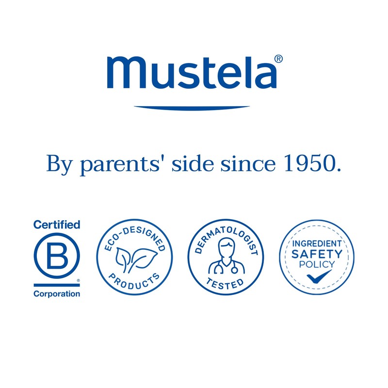 Mustela Bio Orgánico, Gel de Baño Corporal y Capilar, 400ml